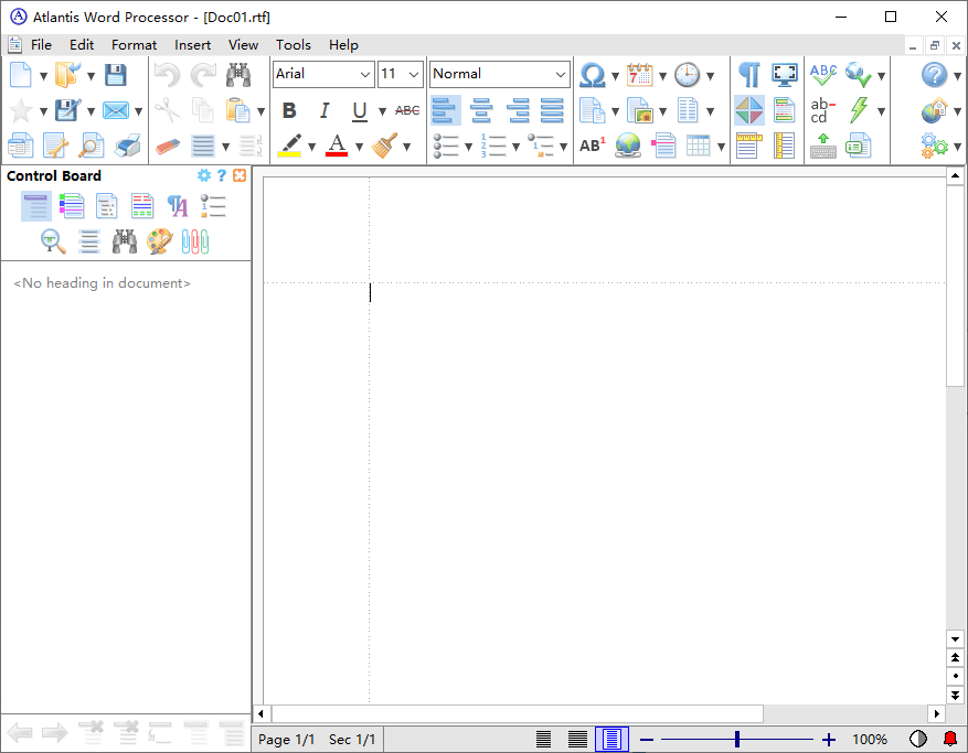 Atlantis Word Processor 文字处理软件 v4.4.4.8 便携版  第1张