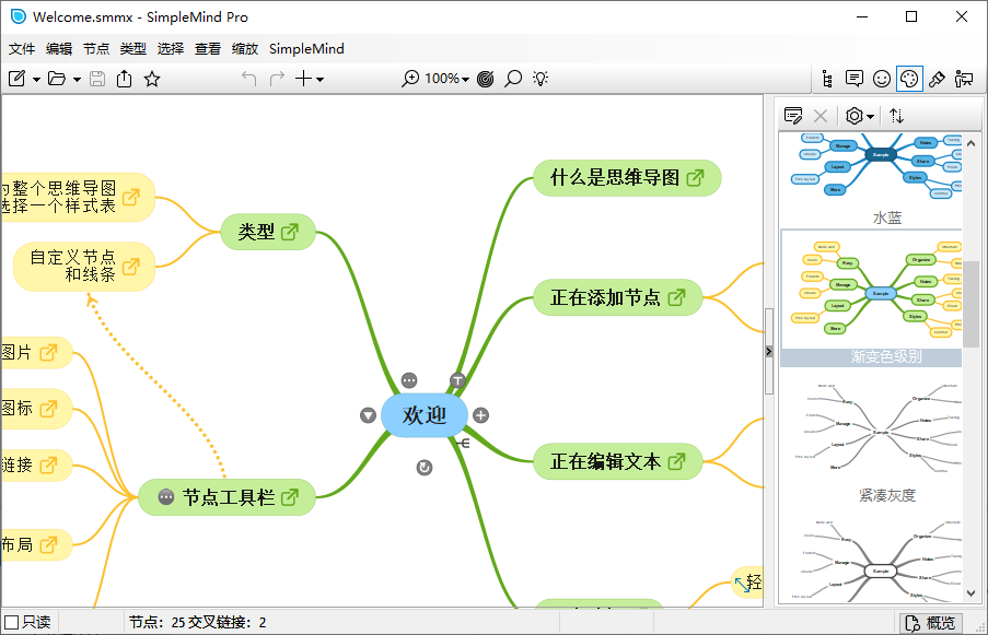 SimpleMind 思维导图软件 Pro v2.6.0.6544 便携版  第1张