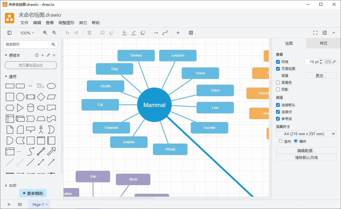 draw.io(免费流程图制作工具) v27.0.2 中文绿色版  第1张