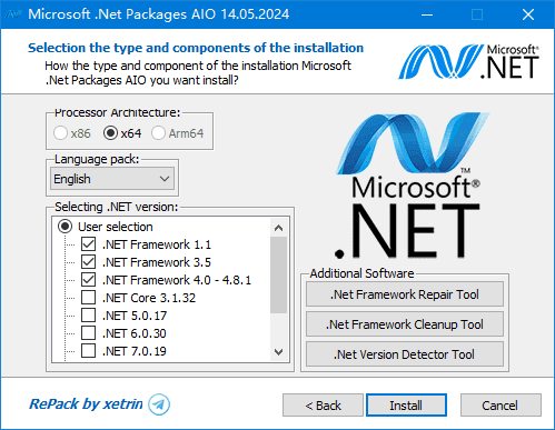 Microsoft .Net Packages AIO(.NET合集包) v13.05.25  第1张