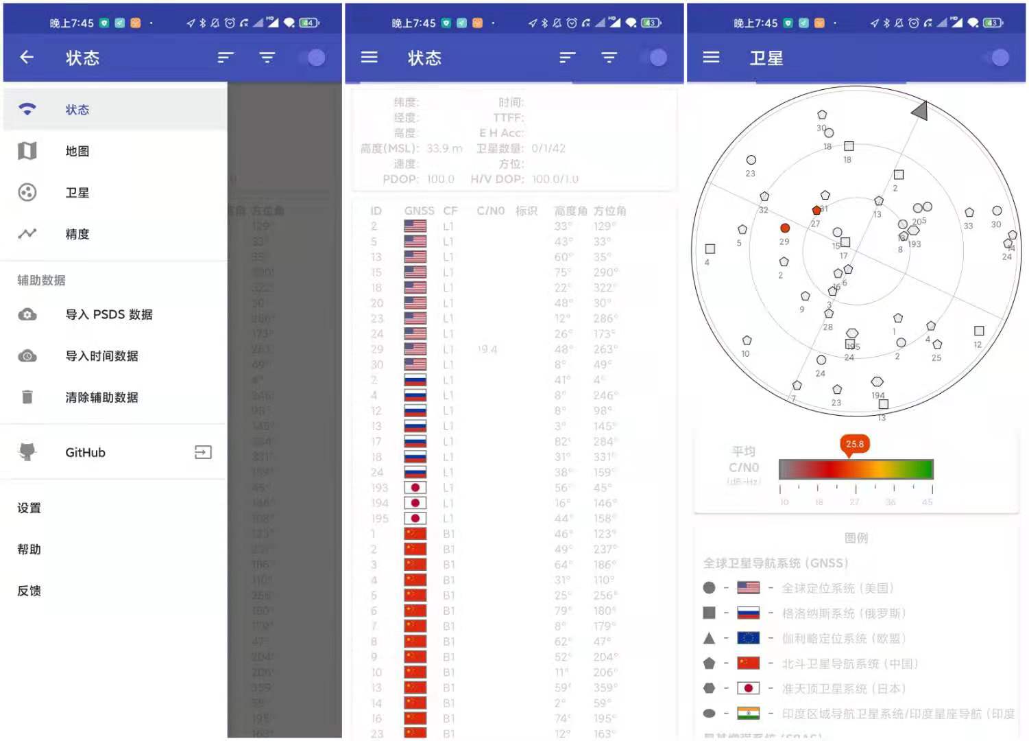 GPSTest汉化版 v3.9.11 检测北斗信号  第1张