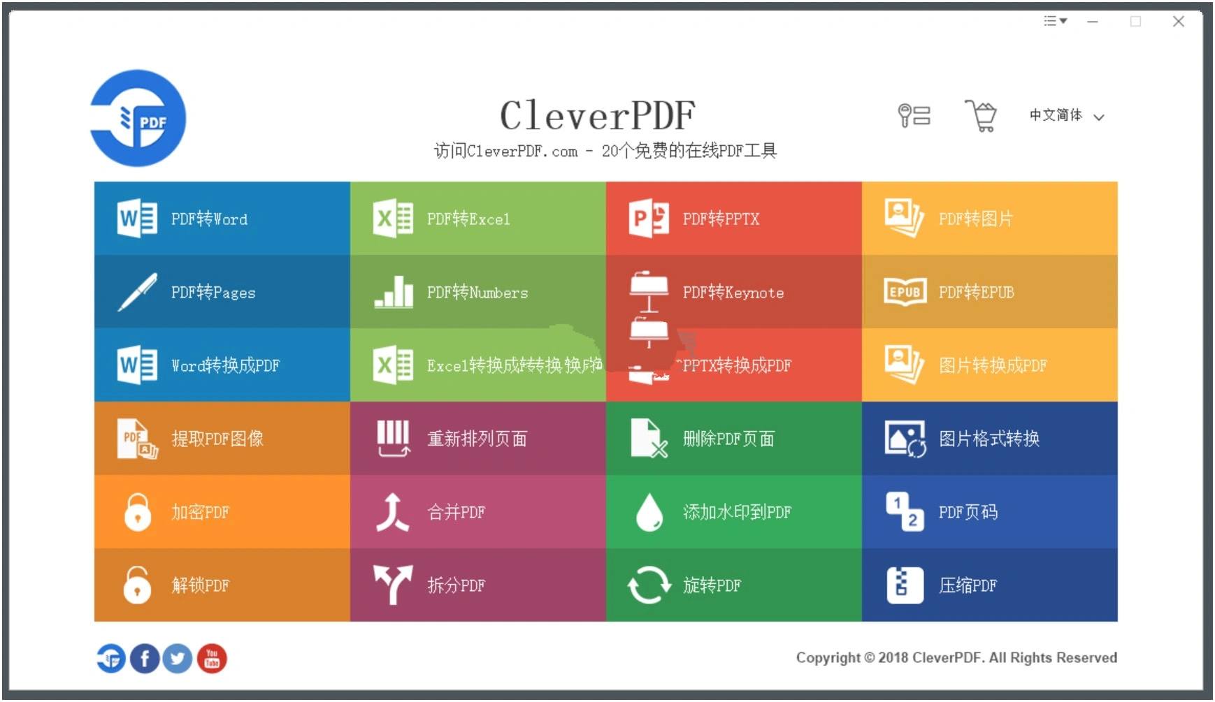 CleverPDF(多功能PDF工具)v3.0.0单文件版  第1张