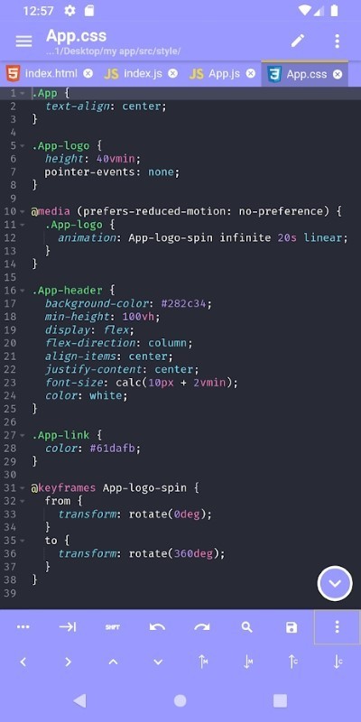 安卓Acode 代码编辑器v1.10.5高级版  第1张