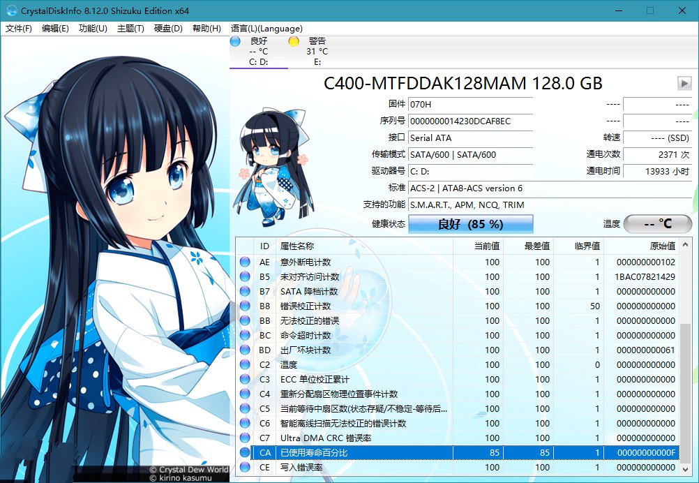 CrystalDiskInfo硬盘检测 v9.6.1正式版  第2张