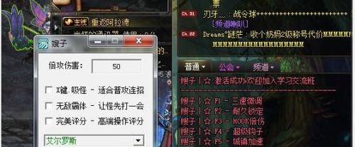 DNF嫂子PC端游倍攻伤害多功能搬砖辅助  第1张