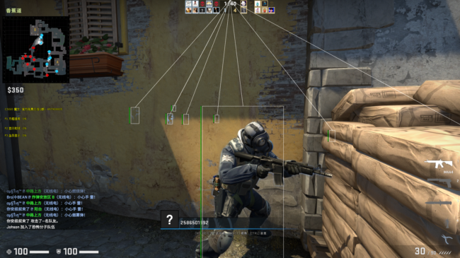 CSGO魔女免费辅助_方框显敌,显示血量,射线绘制  第1张