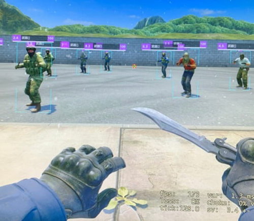 CSGO墨蓝5E官匹磁性锁敌多功能辅助器  第1张