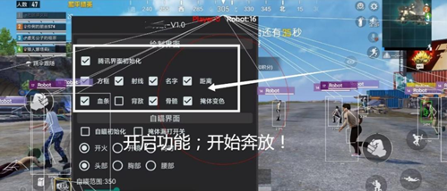和平精英九凝直装显名掩体变色辅助神器 v1.16  第1张