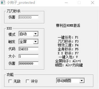 DNF小狗子破解版辅助_DNF端游特效三速多功能免费脚本