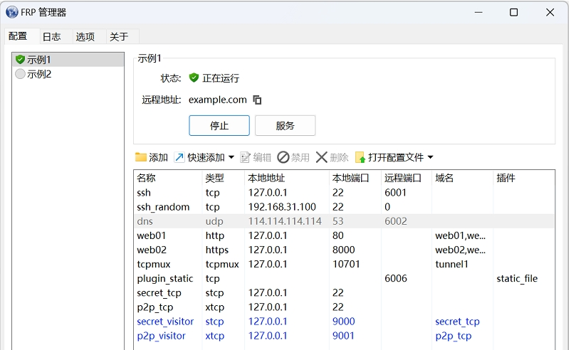 Frpmgr客户端v1.21.1绿色版  第1张