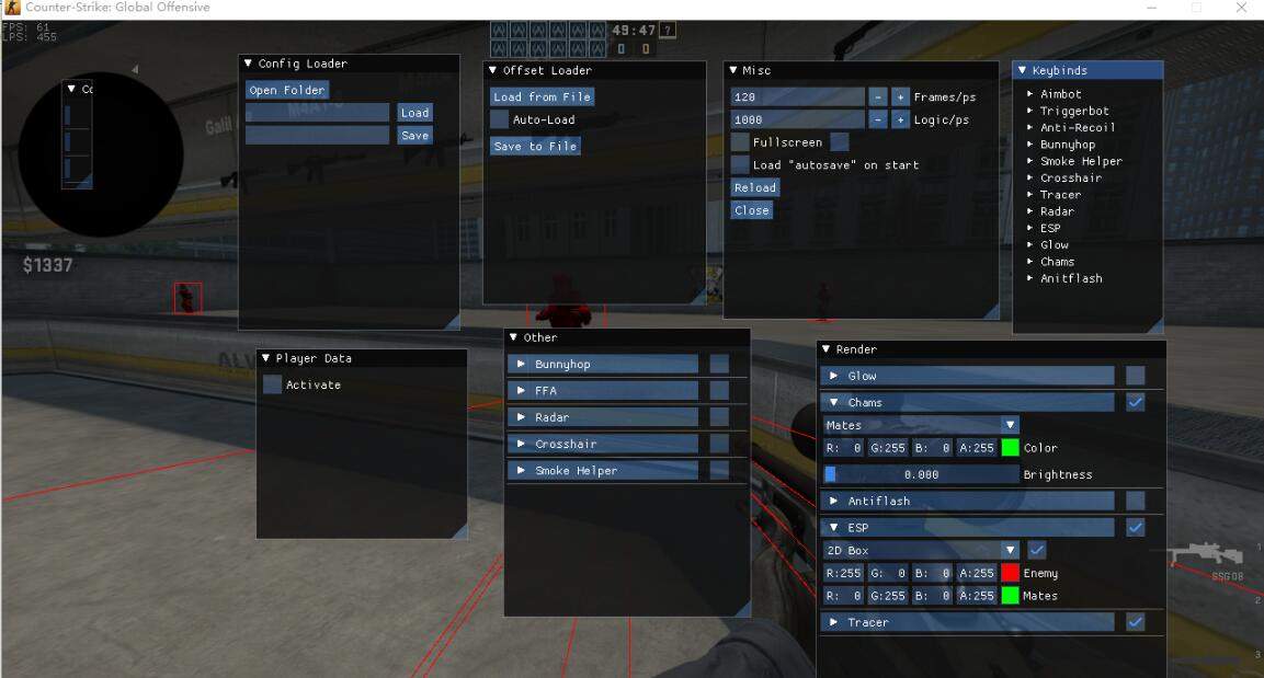CSGO Pherial防闪显敌外部科技辅助V1.0.6.0  第1张