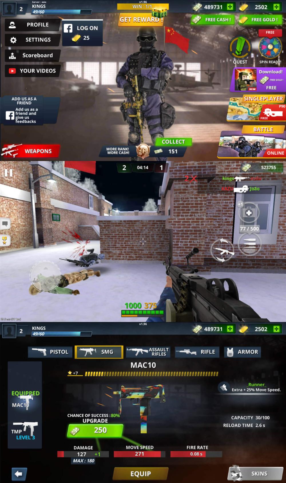 CSGO手机版各类经典地图还原了电脑版  第1张