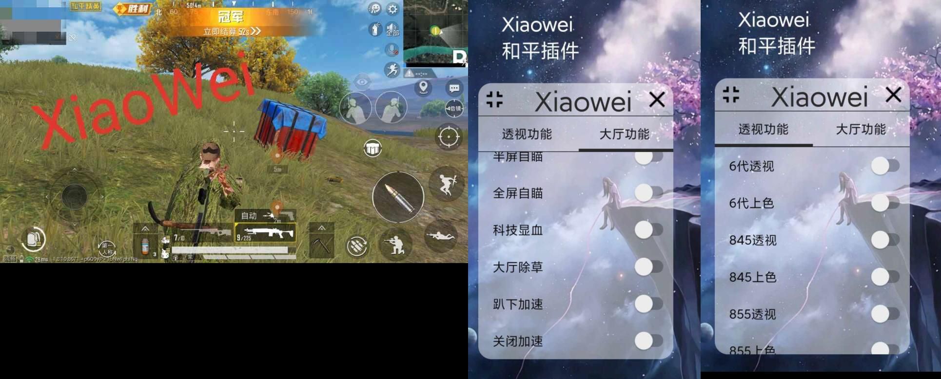 和平精英小薇显敌辅助自带防检支持多处理器V2.0  第1张