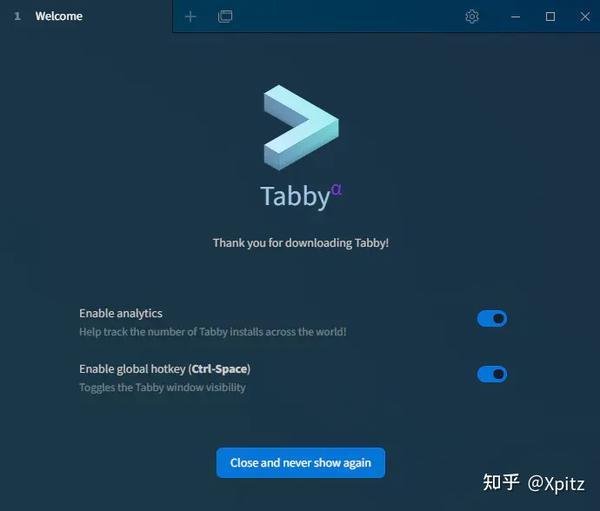Tabby终端仿真器v1.0.219便携版  第1张