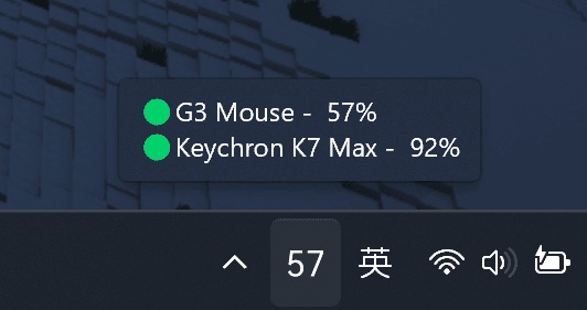 Windows蓝牙电量监控工具(Rust)  第1张 Windows蓝牙电量监控工具(Rust)  第1张