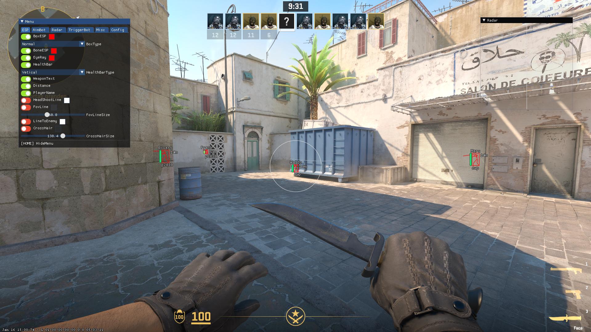 CSGO2·External外部辅助显敌雷达扳机  第2张